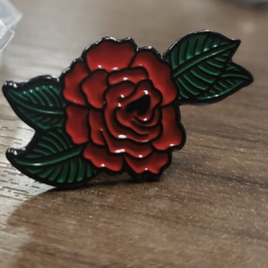 Red Rose Pins